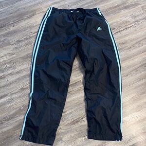 EUC VTG ADIDAS Windbreaker Track Pants Side Zip L